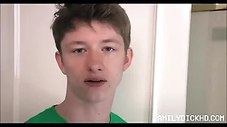 Doctor Stepdad Teaching Twink Stepson About Unobtrusive Sex